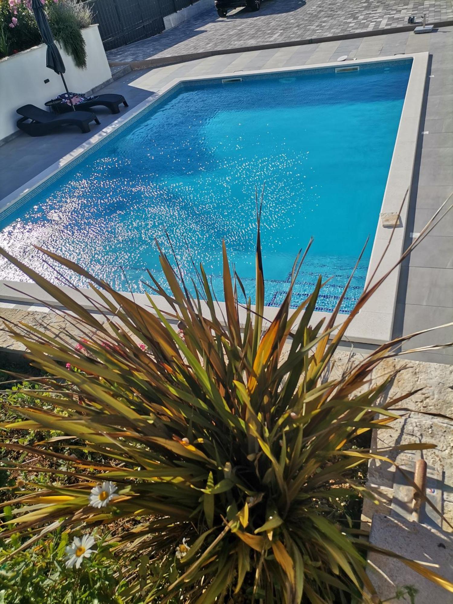 Villa Barbara & Zoran With Heated Swimming Pool Seget Vranjica Exterior photo